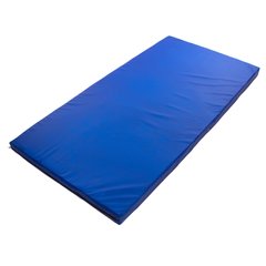 Гимнастический мат Кожвинил (200 x 100 x 8 см) синий 1028-02