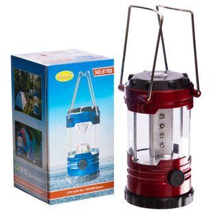 Фонарь кемпинговый Zelart TY-9789 красный-черный