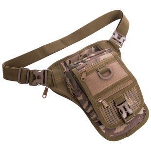 Сумка тактична на стегно SILVER KNIGHT TY-176 колір камуфляж multicam