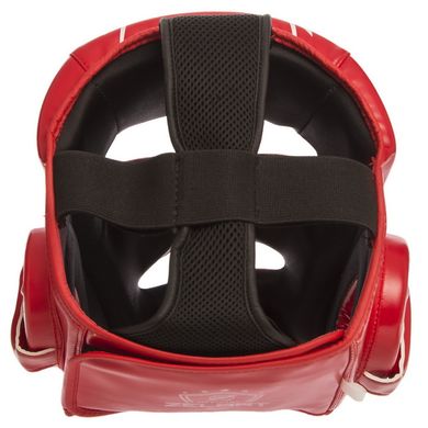 Шлем закрытый боксерский с полной защитой черный PU ZELART BO-1375