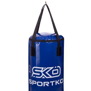 Мешок боксерский Цилиндрический PVC SPORTKO ЭЛИТ MP-1 цвет черный