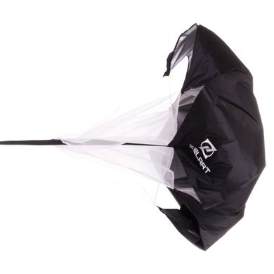 Тренировочный (тормозной) парашют для бега 160 см FI-2789, Черный