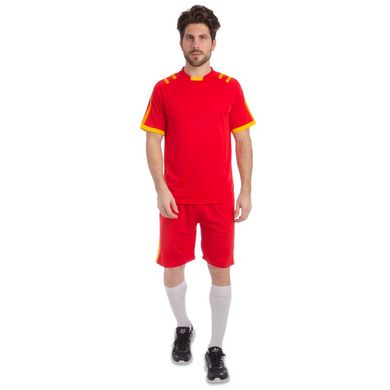 Форма футбольная (футболка, шорты) SP-Sport Chic красная CO-1608, рост 160-165