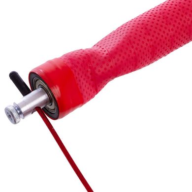 Скакалка скоростная Кроссфит с подшипником 3м FI-5347, Красный