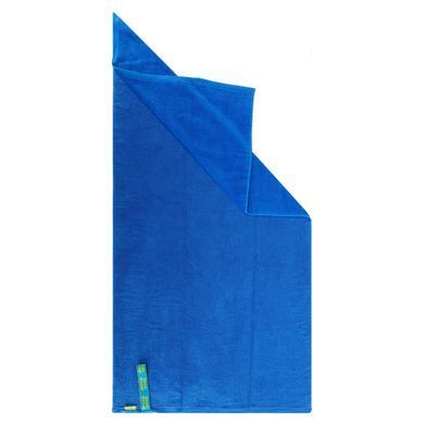 Полотенце спортивное из микрофибры MadWave COTTON SOFT TERRY M0762012 цвет синий