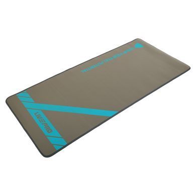 Килимок для фітнесу та спорту LiveUp LP8228 колір сірий