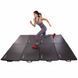 Коврик-мат спортивный складной для упражнений Exercise mat Zelart FI-3565 размер 120х60х2,5см черный