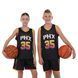 Форма баскетбольная детская NBA клуб Phoenix Suns 35 BA-9830 размер XL цвет черный-желтый