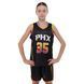 Форма баскетбольная детская NBA клуб Phoenix Suns 35 BA-9830 размер XL цвет черный-желтый
