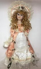 Кукла сувенирная, фарфоровая, коллекционная Элиза 45 см
