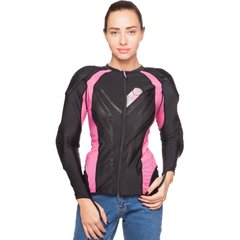Защита женская для езды на мотоцикле SCOYCO Hermes Body armor черно-розовая AM03W, L (166-170 см, 60-65 кг)
