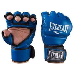 Снарядные перчатки для единоборств Everlast синие EVDX364, S