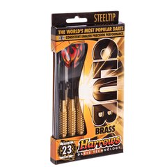 Дротики для игры в дартс цилиндрические Harrows CLUB BRASS HARROWS D105-23 23гр 3шт