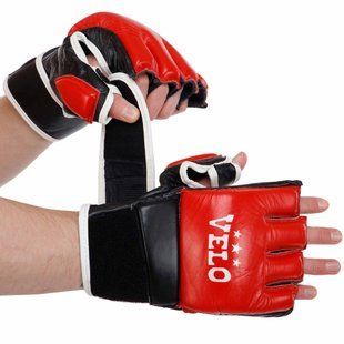 Перчатки для смешанных единоборств MMA VELO ULI-4033 размер XL цвет красный