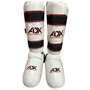 Защита на ноги защита голени и стопы футы для MMA ADX размер L белый ADX511L