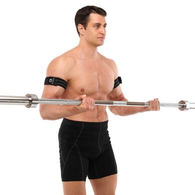 Ленты для тренировок бицепса BFR ремни Kaatsu OCCLUSION BANDS EZOUS C-09 цвет черный-серый
