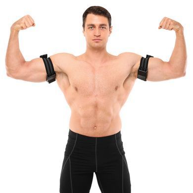 Ленты для тренировок бицепса BFR ремни Kaatsu OCCLUSION BANDS EZOUS C-09 цвет черный-серый