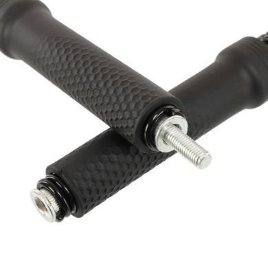 Канат бездротовий силовий тренажер 2в1 Cordless training battle rope Zelart FI-5870 чорний