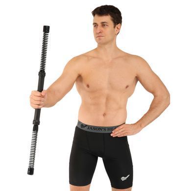 Канат бездротовий силовий тренажер 2в1 Cordless training battle rope Zelart FI-5870 чорний