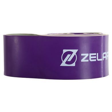 Гума петля для підтягувань та тренувань стрічка силова Zelart POWER LOOP FI-5439-6 колір фіолетовий