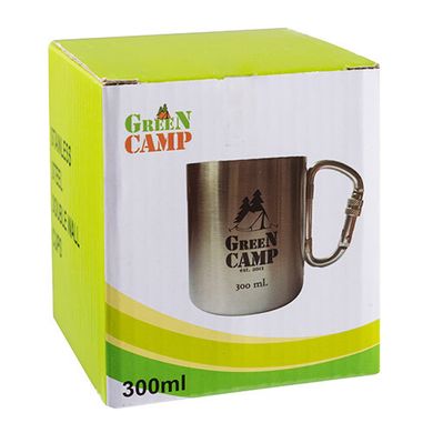 Чашка туристическая термо 300 мл GreenCamp GC-300B