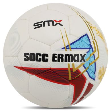 Мяч футбольный HYBRID SOCCERMAX FB-4190 цвет белый-красный