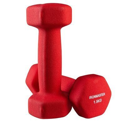 Гантели IronMaster неопрен 3кг 2шт по 1,5кг разные цвета IR92024-215