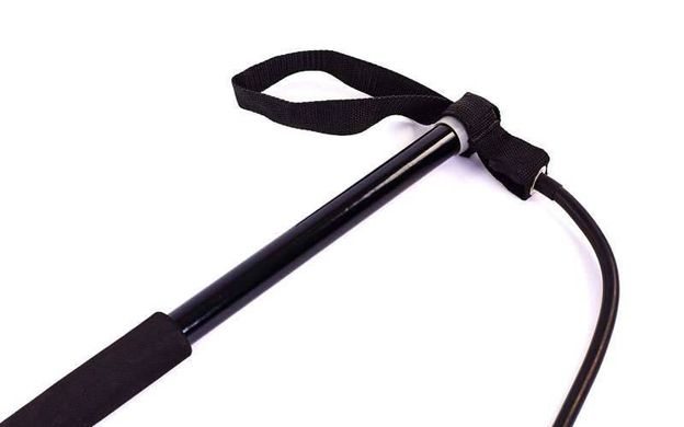 Палка гимнастическая для фитнеса Gym Stick FI-4412, серый