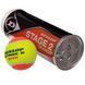 Мячи для большого тенниса DUNLOP STAGE 2 ORANGE DL601339 3шт салатовый-оранжевый