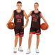 Форма баскетбольная детская NBA клуб Chicago Bulls 23 BA-6603 размер S цвет черный-красный