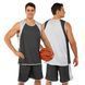 Форма баскетбольная двусторонняя однослойная майка и шорты LIDONG Unite LD-8802 размер 3XL цвет серый