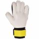 Перчатки футбольные (вратарские) детские с защитой пальцев желтые ATHPIK FB-9277B, 5