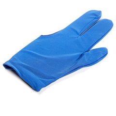 Перчатки бильярдные 1шт синие KB-0008