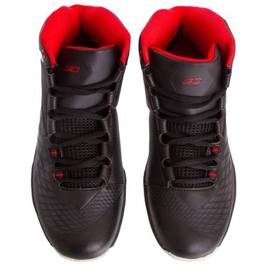 Высокие кроссовки черно-красные F1708-2, 41