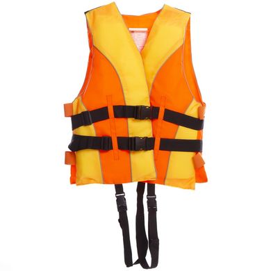 Спасательный жилет на воде взрослый 86-8, Оранжево-желтый