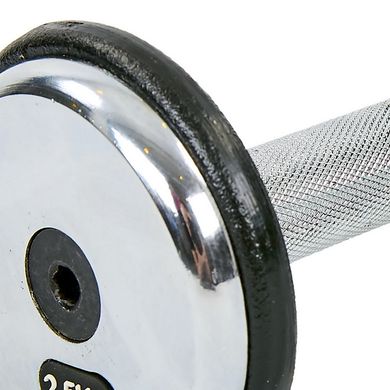 Гантель стальная профессиональная 2,5 кг RECORD (1шт) TA-7231-2_5