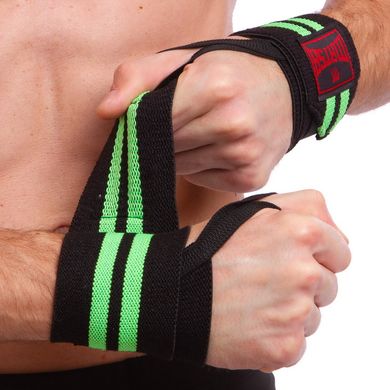 Бинты кистевые для жима STRENGTH WRIST WRAPS MATSA MA-0668 цвет красный-черный