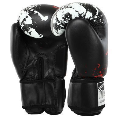 Перчатки боксерские на липучке PVC MIKE TYSON VL-8448 размер 10 унций цвет красный