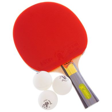 Набор для настольного тенниса (1 ракетка, 3 мяча) GIANT DRAGON KARATE P40+4* MT-6544