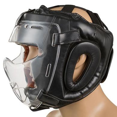 Шлем боксерский с маской черный EVERLAST EV-5009