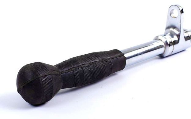 Рукоятка, ручка для тяги на трицепс та біцепс пряма гумова HIGHQ SPORT 56 см SC-8083
