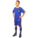 Футбольная форма детская УКРАИНА синяя CO-1006-UKR-12, рост 155-165