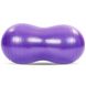Фитнес мяч Арахис (фитбол) сатин 50 х 100 см FI-7136, Фиолетовый