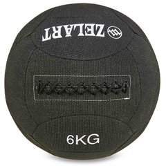 Мяч медбол для кроссфита 6 кг в кевларовой оболочке Zelart FI-7224-6