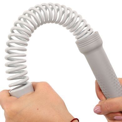 Канат бездротовий силовий тренажер 2в1 Cordless training battle rope Zelart FI-5873 сірий