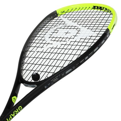 Ракетка для сквоша 27" DUNLOP D SR BLACKSTORM GRAPHITE HL DL773407 черный-желтый