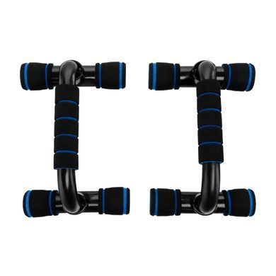 Упори для віджимань 2штуки AOPI AP-398 PUSH-UP BAR 22х15х12см сірий-чорний