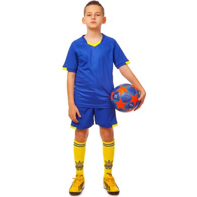 Футбольная форма подростковая SP-Sport синяя CO-6301B, рост 120