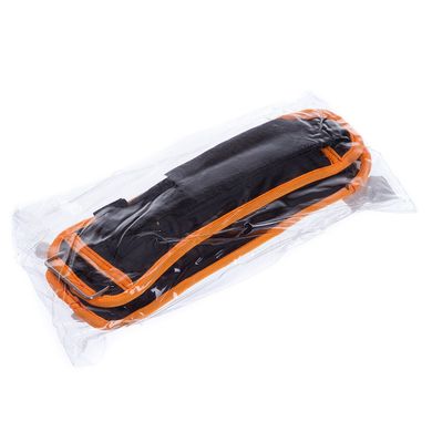 Утяжелители для рук и ног 1 кг (2 x 0,5кг) FI-1302-1, Черный-оранжевый