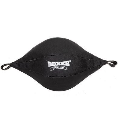 Груша боксерська на розтяжках краплеподібна набивна BOXER 1016-01 55х26см чорний